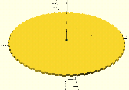 Large gear-style wheel with a D-shaped cutout